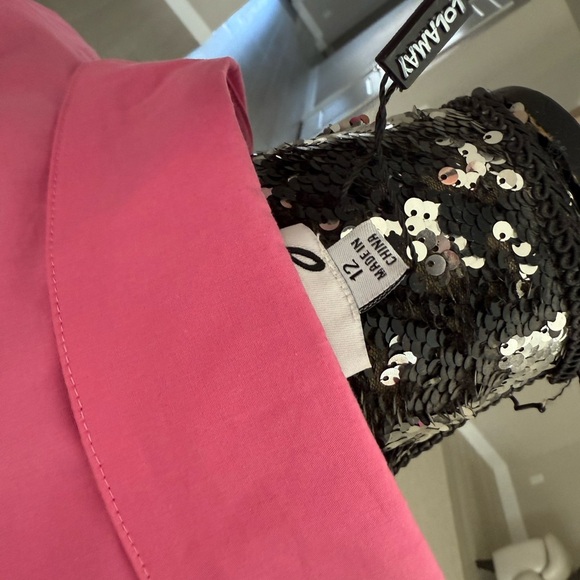 Pink Button-Up Shirt Dress - Picture 6 of 6